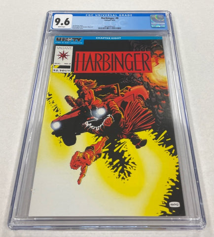 Harbinger Issue #8 Year 1992 CGC Graded 9.6 Comic