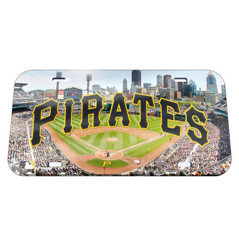 Pirates Laser Cut License Plate Tag Acrylic Color Field