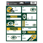 Packers Gift Tag Sheet