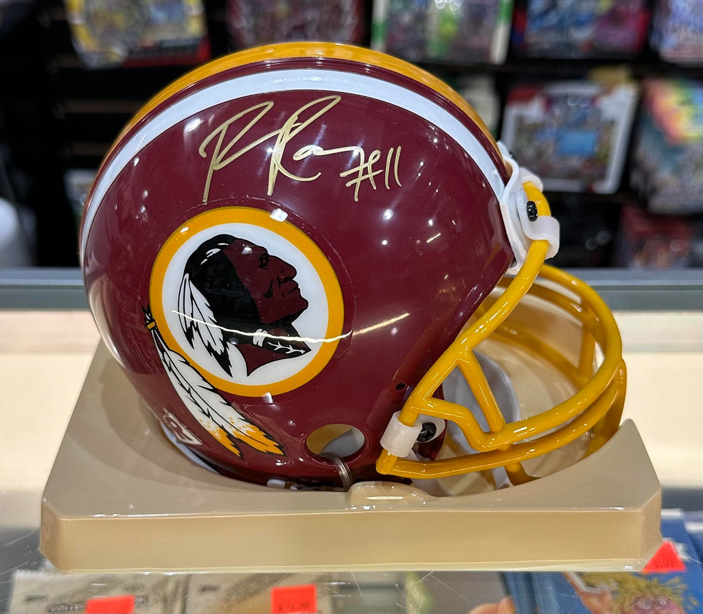 autographed redskins football helmets Redskins Mini Helmet - Patrick Ramsey