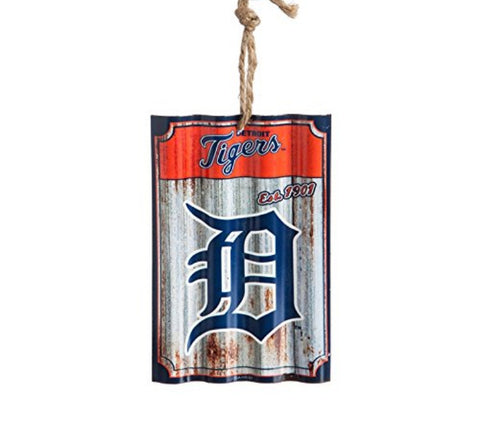 Tigers Ornament Metal Sign