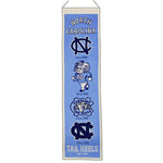 Tarheels 8"x32" Wool Banner Heritage