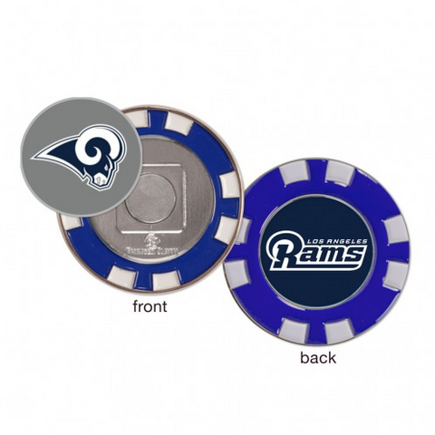 Rams Golf Ball Marker w/ Poker Chip