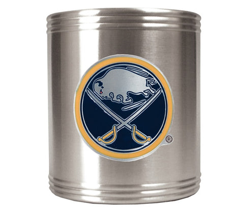 Sabres Logo Metal Coozie