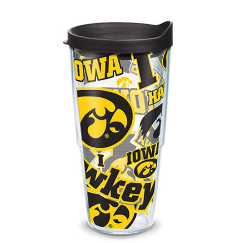 Iowa 24oz All Over Tervis w/ Lid