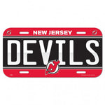 Devils Plastic License Plate Tag