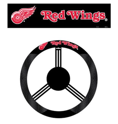 Red Wings Steering Wheel Cover Printed