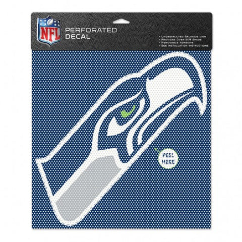 Seahawks Perforated Decal 12x12