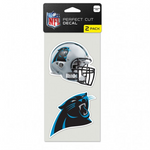 Panthers 4x8 2-Pack Decal NFL