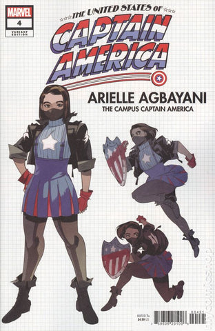 United States Captain America Issue #4 September 2021 Cover B Nishijima Comic Book