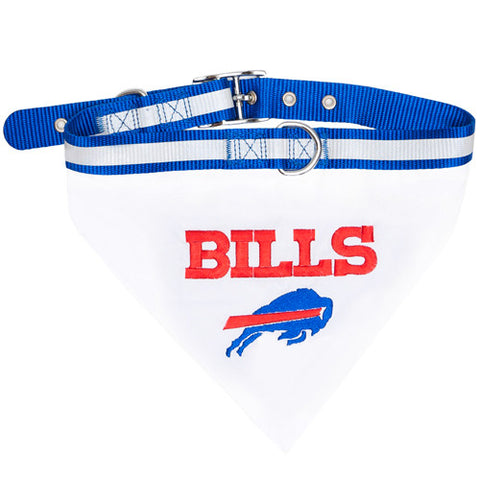 Bills Dog Collar Bandana Large