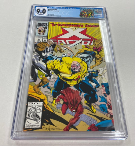 X-Factor Issue #84 Year 1992 CGC Graded 9.0 Comic