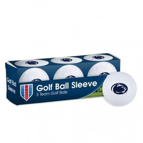 Penn St 3-Pack Golf Ball Set White