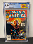 Captain America Issue #356 Year 1989 CGC Graded 9.0 Special Label Comic Book