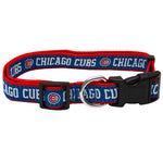 Cubs Dog Collar Woven Ribbon X-Large