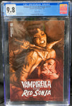 Vampirella Vs Red Sonja Issue #v2 #1 2022 Lucio Parrillo Cover CGC Graded 9.8 Comic Book