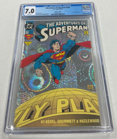 Adventures of Superman Issue #505 Year 1993 CGC Graded 7.0 Comic