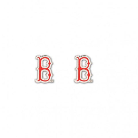 Red Sox Earrings Stud Logo "B"