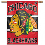 Blackhawks Vertical House Flag 1-Sided 28x40