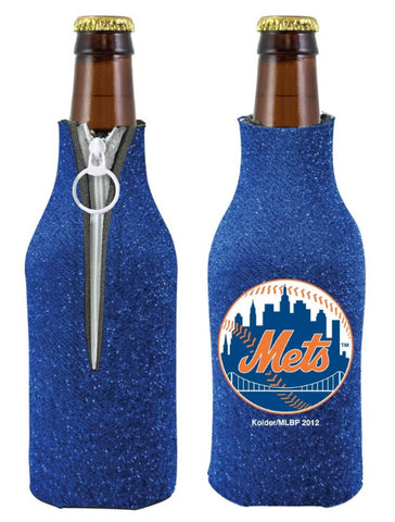 Mets Bottle Coolie Glitter Blue