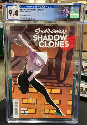 Spider-Gwen: Shadow Clones Issue #1 May 2023 Casagrande Variant Cover CGC Graded 9.8 Comic Book