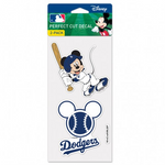 Dodgers 4x8 2-Pack Decal Disney