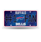 Bills #1 Fan Metal License Plate Tag