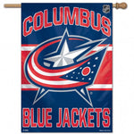 Blue Jackets Vertical House Flag 1-Sided 28x40