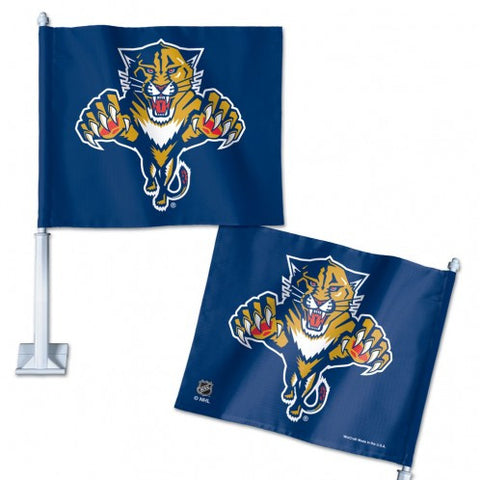 Panthers Car Flag Logo Blue NHL