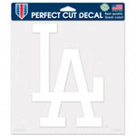 Dodgers 8x8 DieCut Decal "LA"