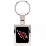 Cardinals Keychain Domed Square NFL