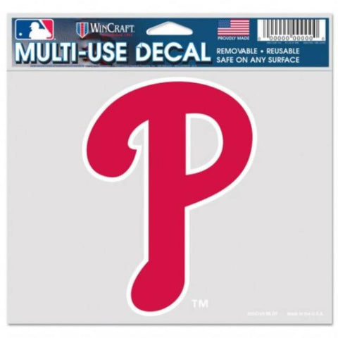 Phillies 4x6 Ultra Decal Logo "P"