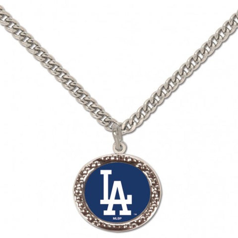 Dodgers Necklace CRound