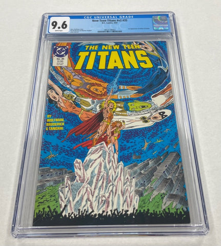 The New Teen Titans Issue #v2 #35 Year 1987 CGC Graded 9.6 Comic