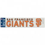 Giants 4x17 Cut Decal Color MLB