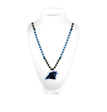 Panthers Team Beads w/ Medallion NFL