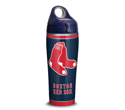 Red Sox 24oz Water Bottle Home Run Stainless Steel Tervis w/ Lid