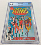 The New Teen Titans Issue #9 Year 1981 CGC Graded 6.0 Comic