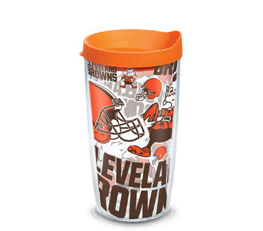 Browns 16oz All Over Tervis w/ Lid