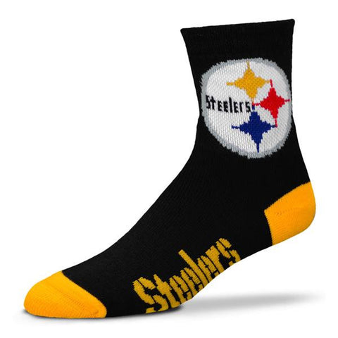 Steelers Socks Team Color Large