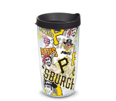 Pirates 16oz All Over Tervis w/ Lid