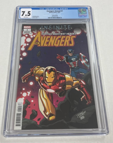 Avengers Annual Issue #1 October 2021 Variant Edition CGC Graded 7.5 Comic Books