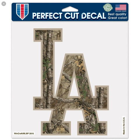 Dodgers 8x8 DieCut Decal Camouflage