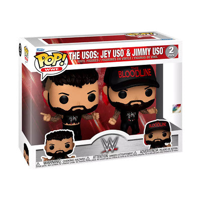 Funko Pop Vinyl WWE - WWE Wrestling - The Usos: Jey Uso & Jimmy Uso