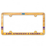 Lakers Plastic License Plate Frame Color Printed