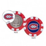 Canadiens Golf Ball Marker w/ Poker Chip