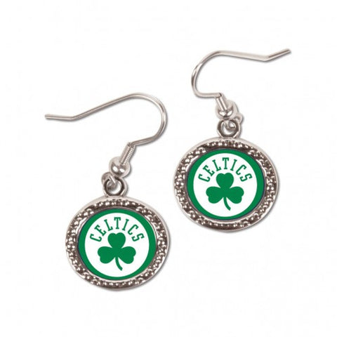 Celtics Earrings Dangle CRound
