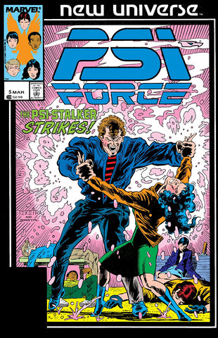 PSI Force Issue #5 March 1987 Comic Book