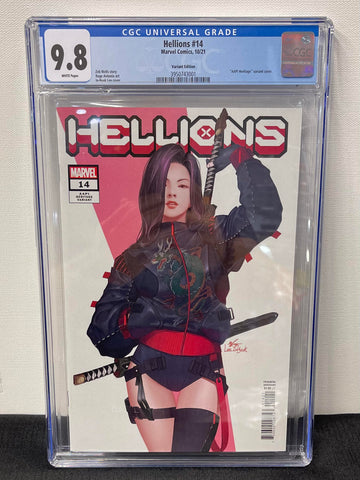 Hellions Issue #14 Year 2021 AAPI Variant Edition CGC Graded 9.8 Comic Book