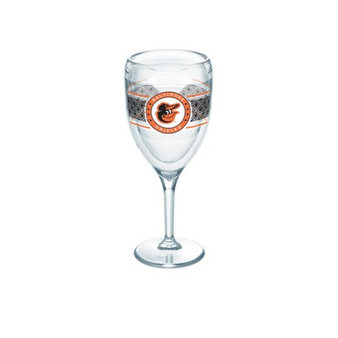Orioles 9oz Stemmed Wine Glass Tervis